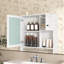 30'' Bathroom Wall Cabinet With Mirror, Wall Mounted Medicine Cabinet With 2 Shelves