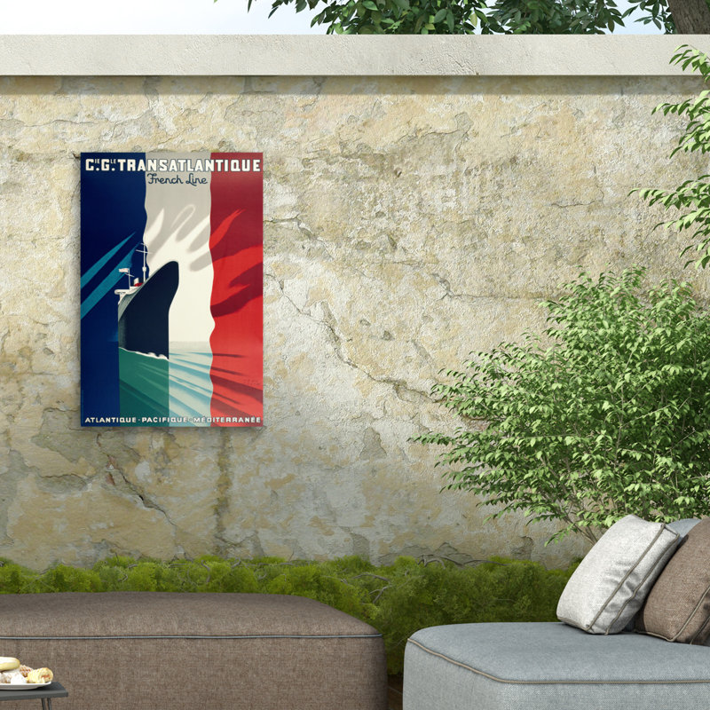 Toile pour l'extérieur Marcus Jules France, H 12 po x l 19 po