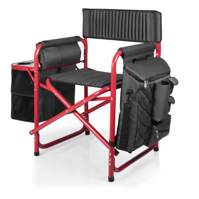Outdoor Fusion Camping Chair with Side Table and Soft Cooler