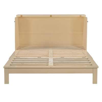 Queen Size Murphy Bed with Large Drawers