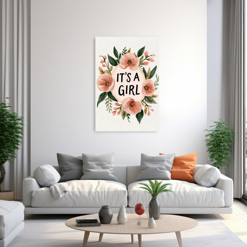 «Blossoming Arrive», art mural contemporain abstrait, H 60 po x l 40 po