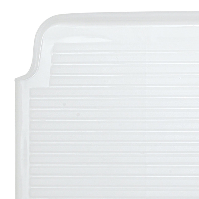 White Foldable Plastic Drain Tray with Lip