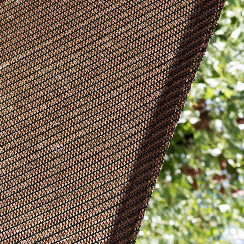 Toile d'ombrage en tissu Colourtree Triangle Sun, Turquoise, 5 pi x 10 pi x 11,2 pi