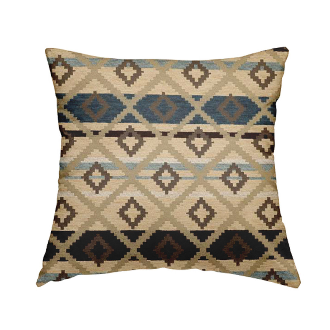 Geometric Square Cushion