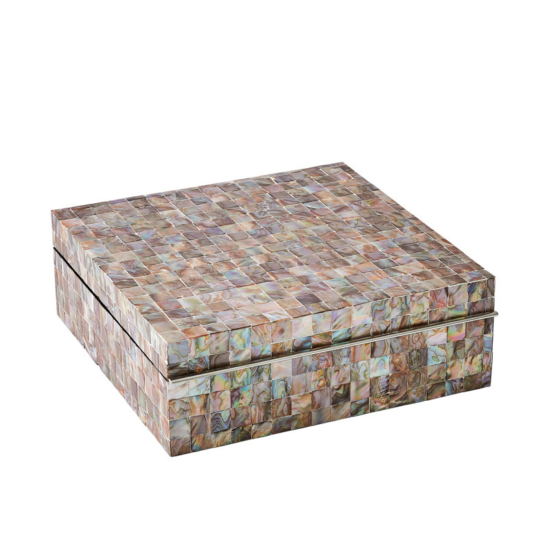 Handmade Decorative Box, 4.5" H x 13" W x 13.25" D