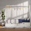 Lits jumeaux avec rangement, structure en bois style maisonnette, chambre d'enfant moderne pour la maison-2051736400