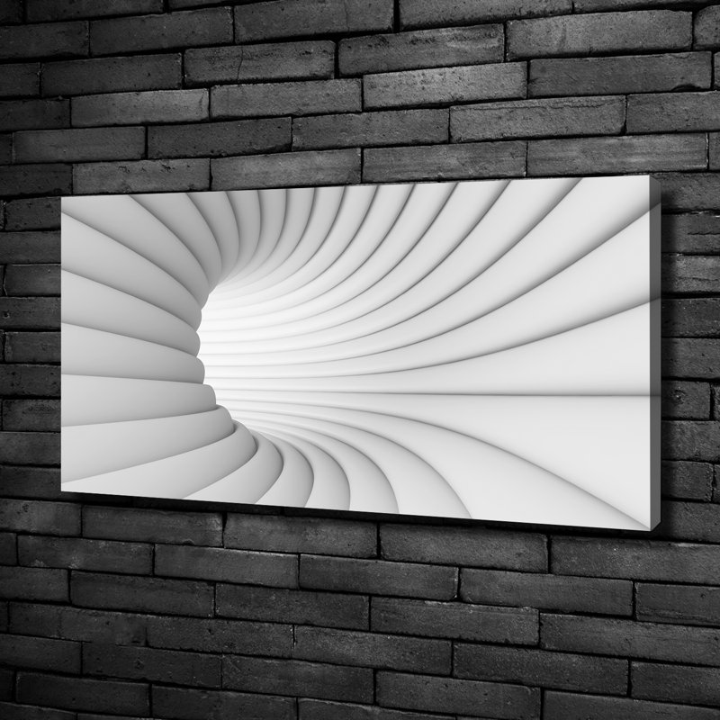 Abstraction Tunnel - Wrapped Canvas Print