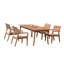 Vellore Outdoor Teak Dining Set-383283140-402405015