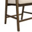 Kyra 5-Piece Mid-Century Modern Rubberwood Counter Bar Set With Rattan Back Stools-122903980-122903981