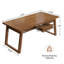 Table de salle à manger rectangulaire avec tiroir et pieds en bois massif (sans la chaise)