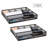 6-Compartment Drawer Organizer, Metal Mesh Desk Organizer for Office, Kitchen, Utensils, Supplies, Set of 2-38407720