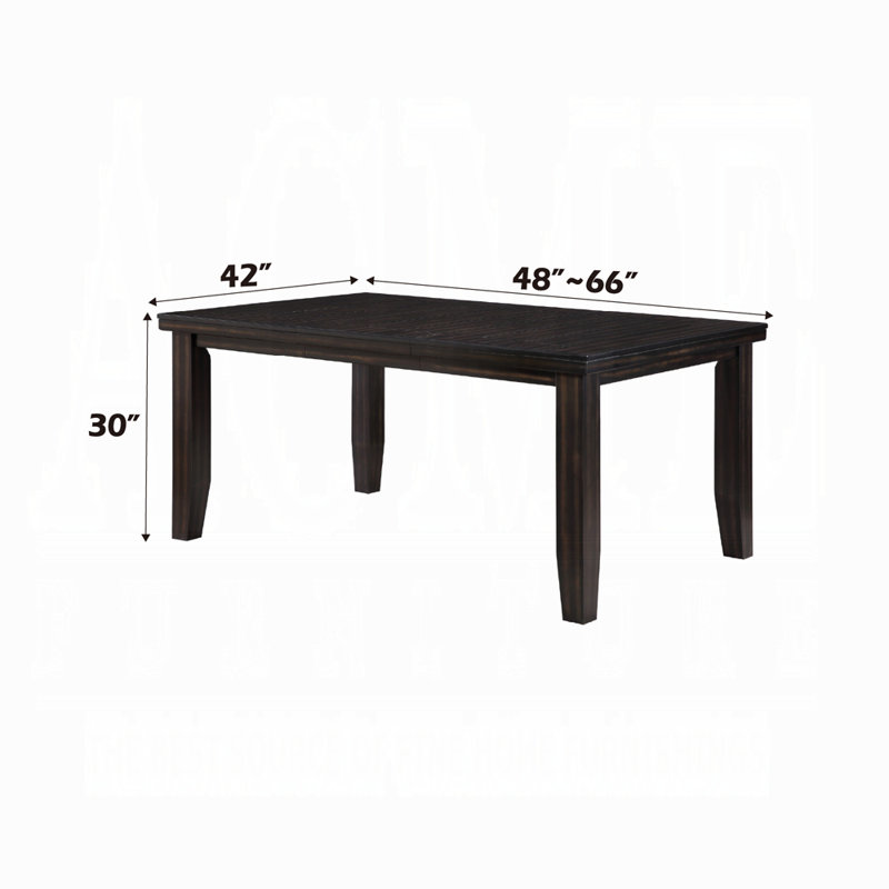 Table de salle à manger Urbana, Noir