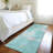 Machine Washable Indoor/Outdoor Xhevrie Teal Rug-1138970379