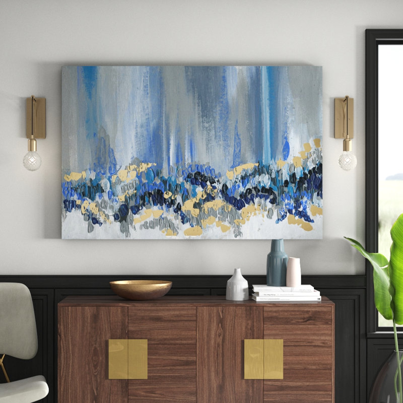 1 Piece Wrapped Canvas Painting, 101cm H x 152cm W