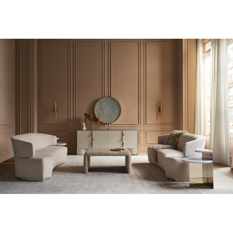 Touche' Light Stone End Table