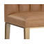 Justyn Upholstered Stool with Metal Frame-433628950
