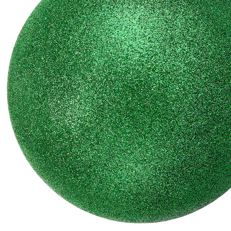 Boule scintillante en plastique incassable de 140 mm , Vert