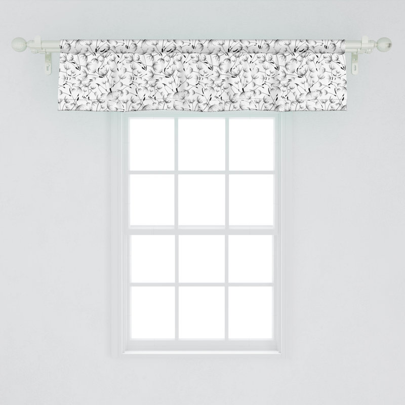 Ensemble de 2 cantonnières Ambesonne Dandelion, L 42 po x L 18 po