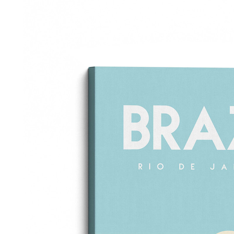 «Vibrant Rio», reproduction sur toile, Toile tendue, H 48 po x l 32 po x P 1,25 po