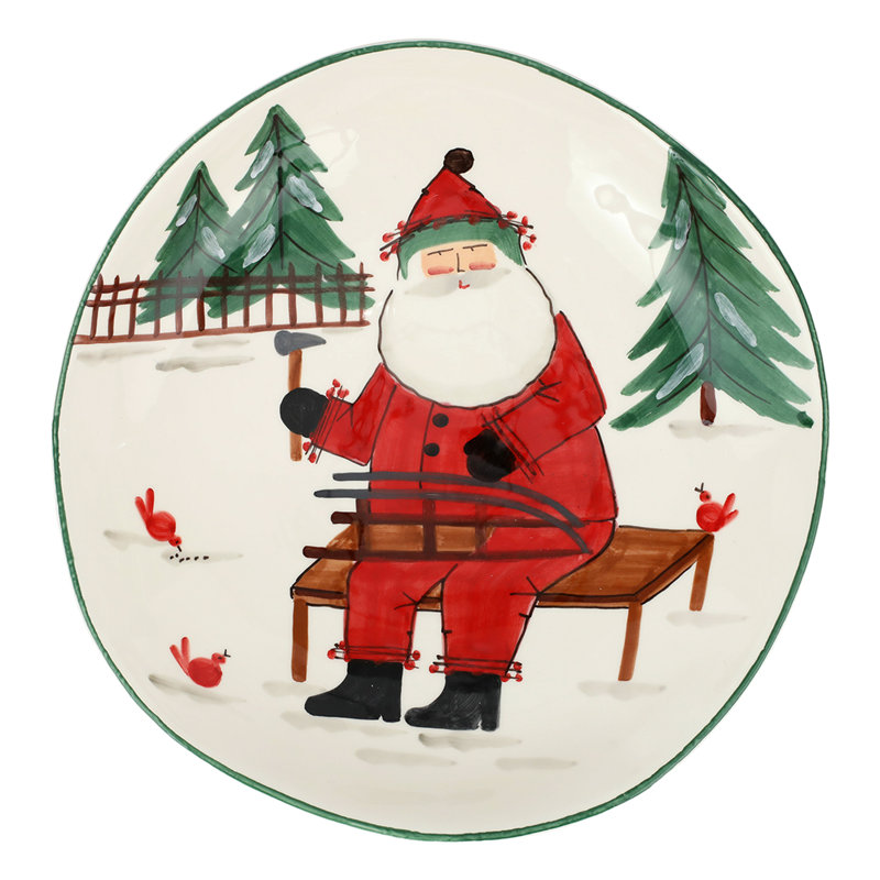 Grand bol avec traîneau Old St. Nick