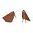 Mahmooda Modern Wooden and Metal Bird Figurine Crafted from Mango Wood and Brass Accents - Contemporary Decorative Sculpture for Shelf or Tabletop Display