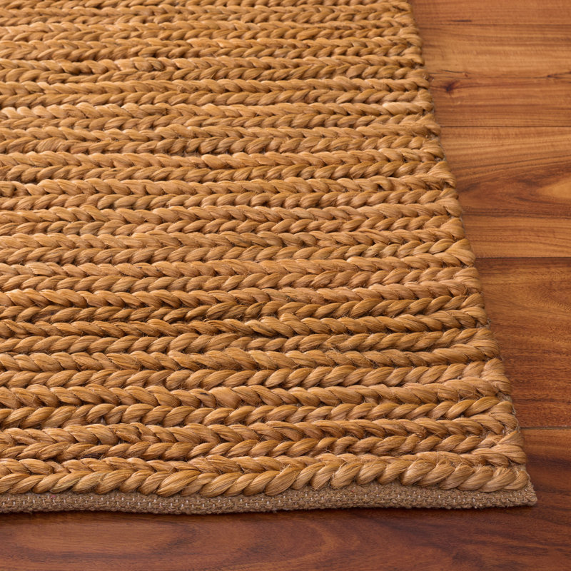 Ralph Lauren Ponderosa Jute, Cotton Solid Color Rug, Rectangle 6' x 9'