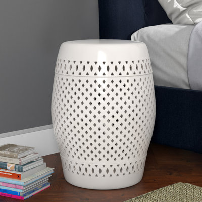 Duro Ceramic Garden Stool by Dakota Fields