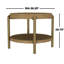 Table d'appoint ronde avec tablette de rangement (y compris la table basse)-1543184344-1543184345