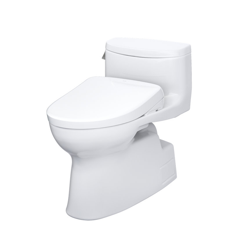 Carolina 1.28 GPF Elongated One-Piece Toilet with High Efficiency Flush (Seat Included)
