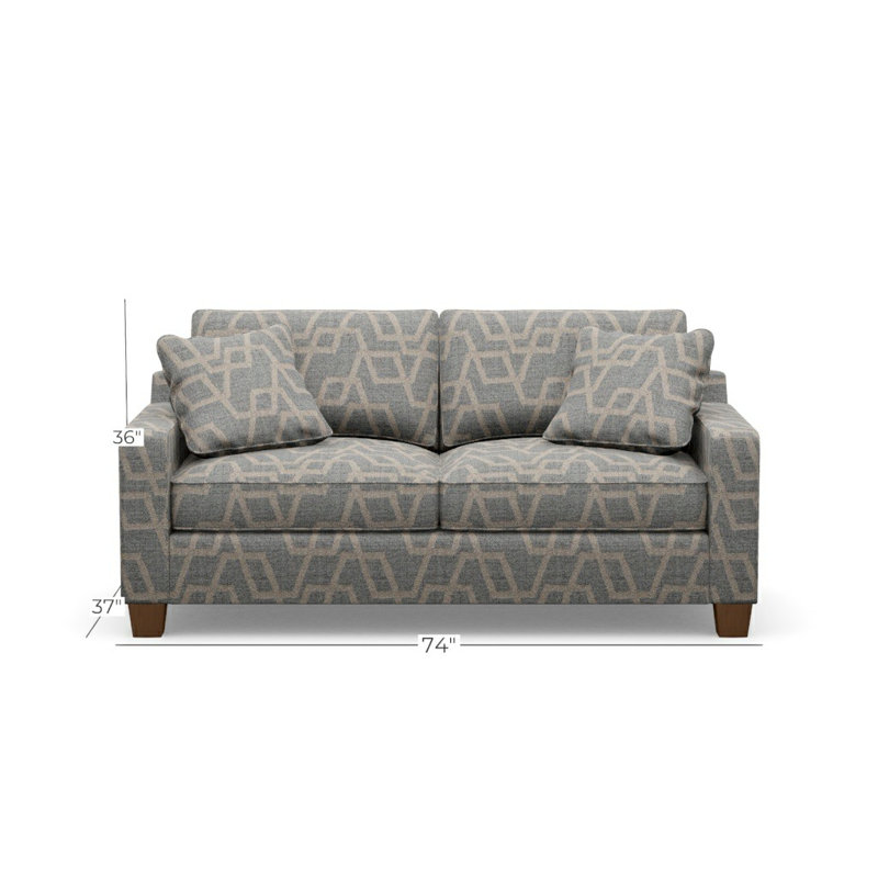 Metro Sofa, Walnut, Perky 855437