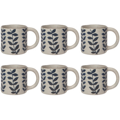 Set of 6 Vine Element Mug