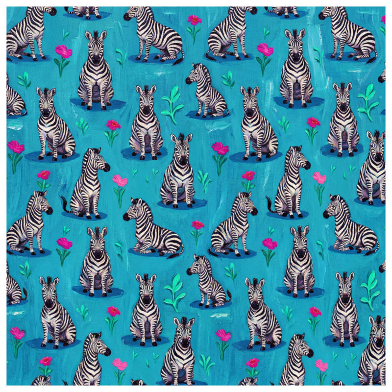 Coussins décoratifs Zebra, 20 x 20 inches
