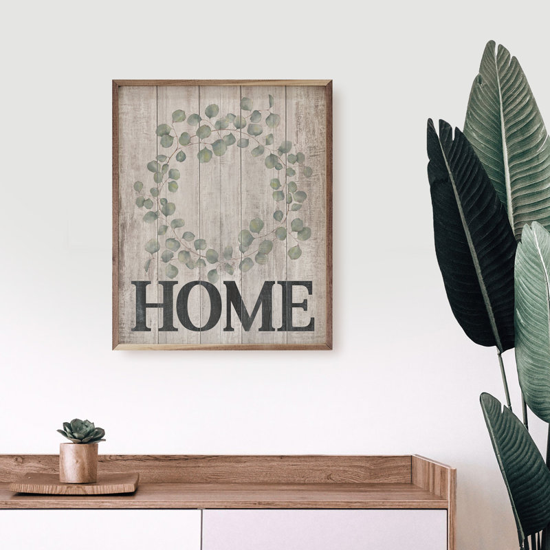 Home Wreath Whitewash, 40" H x 32" W