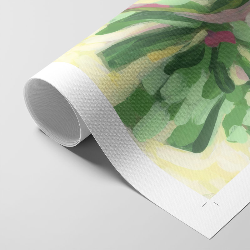 Expressive Palms I - Impression sur toile seulement - NON CADRE, H 18 po x l 12 po