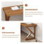 Bureaux en bois massif brun en forme de L-108183838-108183841