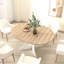 Table de salle à manger Farmhouse, table ovale extensible avec rallonge amovible-1943095794
