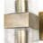 Modern Cylinder 2-Light Warm Silver Wall Sconce