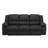 Boneless Black Reclining Sofa