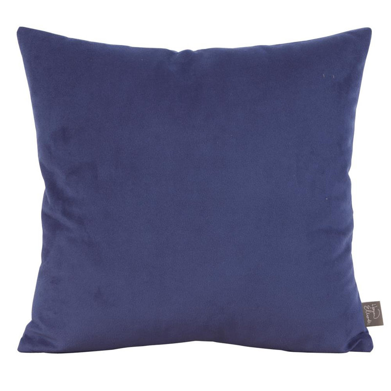 Square Pillow Cover & Insert, 20" H x 20" W x 4" D, Royal, Down Blend