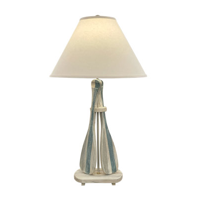 Lampe de table en bois massif Cateleya