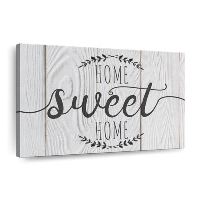 Impression sur toile Home Sweet Home