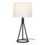 Lampe trépied en métal