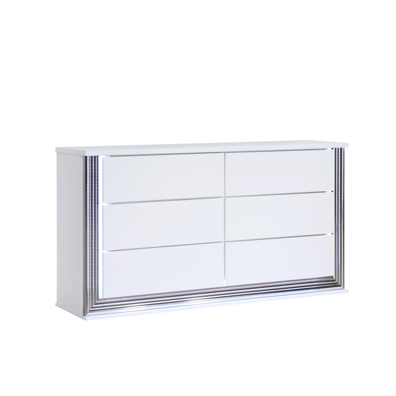 Ensemble de chambre à coucher 5 pièces, Blanc, Très grand