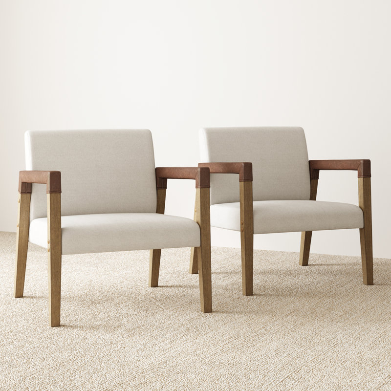 Ensemble de fauteuils rembourrés 2 pièces Hudson