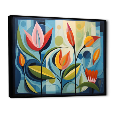 Green Mid Century Mod Nature II, reproduction d'art sur toile