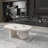 Janaan 38 Inch Coffee Table, Oblong Mango Wood Top with a Modern Ball Leg-1579290266