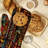 Shiny Ikat Oven Mitt Cotton Twill