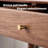A walnut bookshelf with partitions