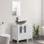 Couleur de la base: blanc; couleur du lavabo: or; meuble-lavabo simple autoportant de 36 po avec comptoir en bois manufacturé, lavabo vasque, robinet, bonde-1435383030-1433603418