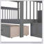 Stairway Full-Over-Full Bunk Bed With Drawer, Storage And Guard Rail For Bedroom-477034665